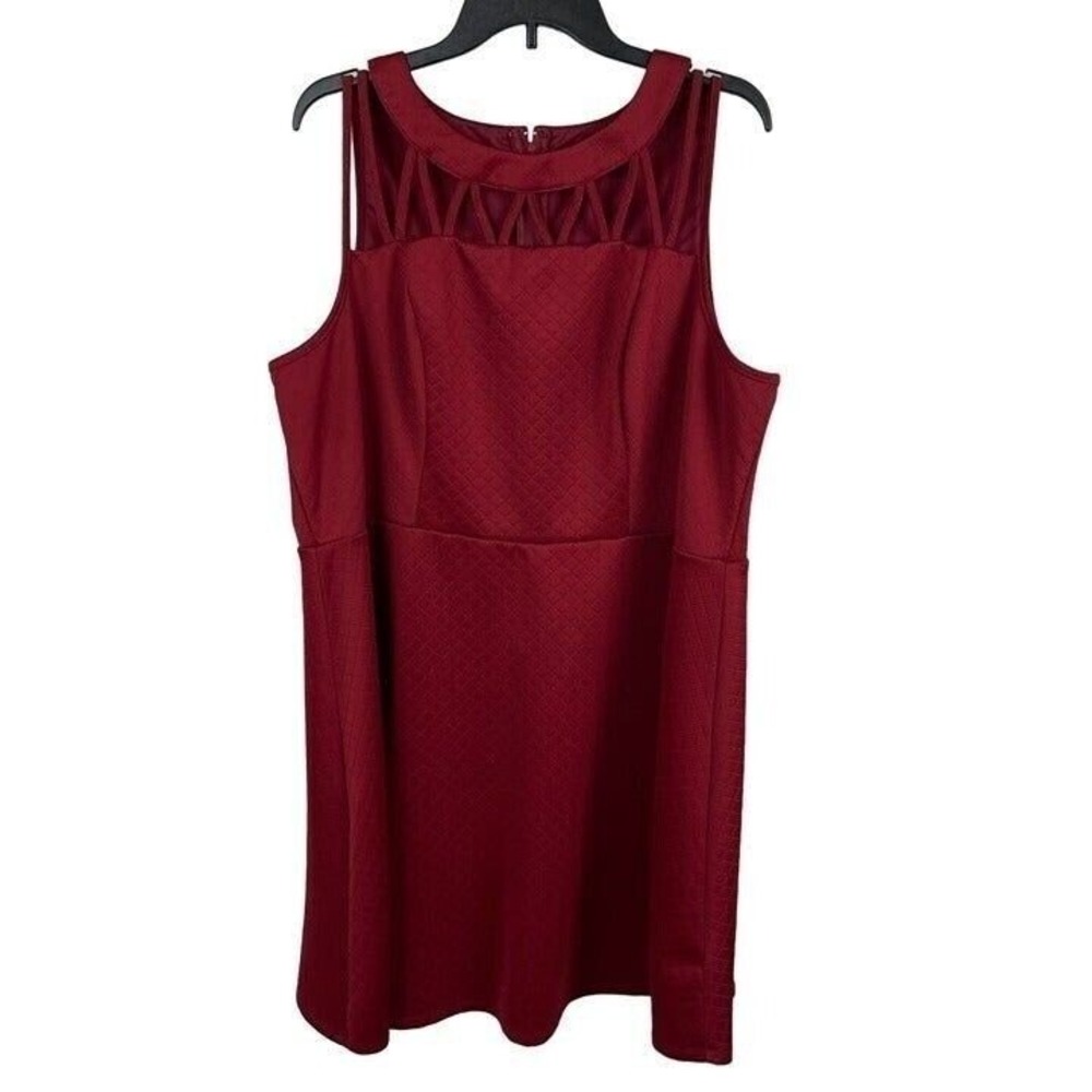 Heart Soul Plus Sheath Dress Women Size 3X Sleeveless Round Neck